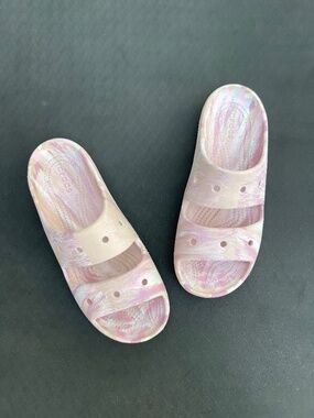 Crocs Classic Marbled Sandal V2 Quartz Multi M10 W12